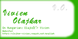 vivien olajkar business card